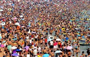 Surpopulation Plage